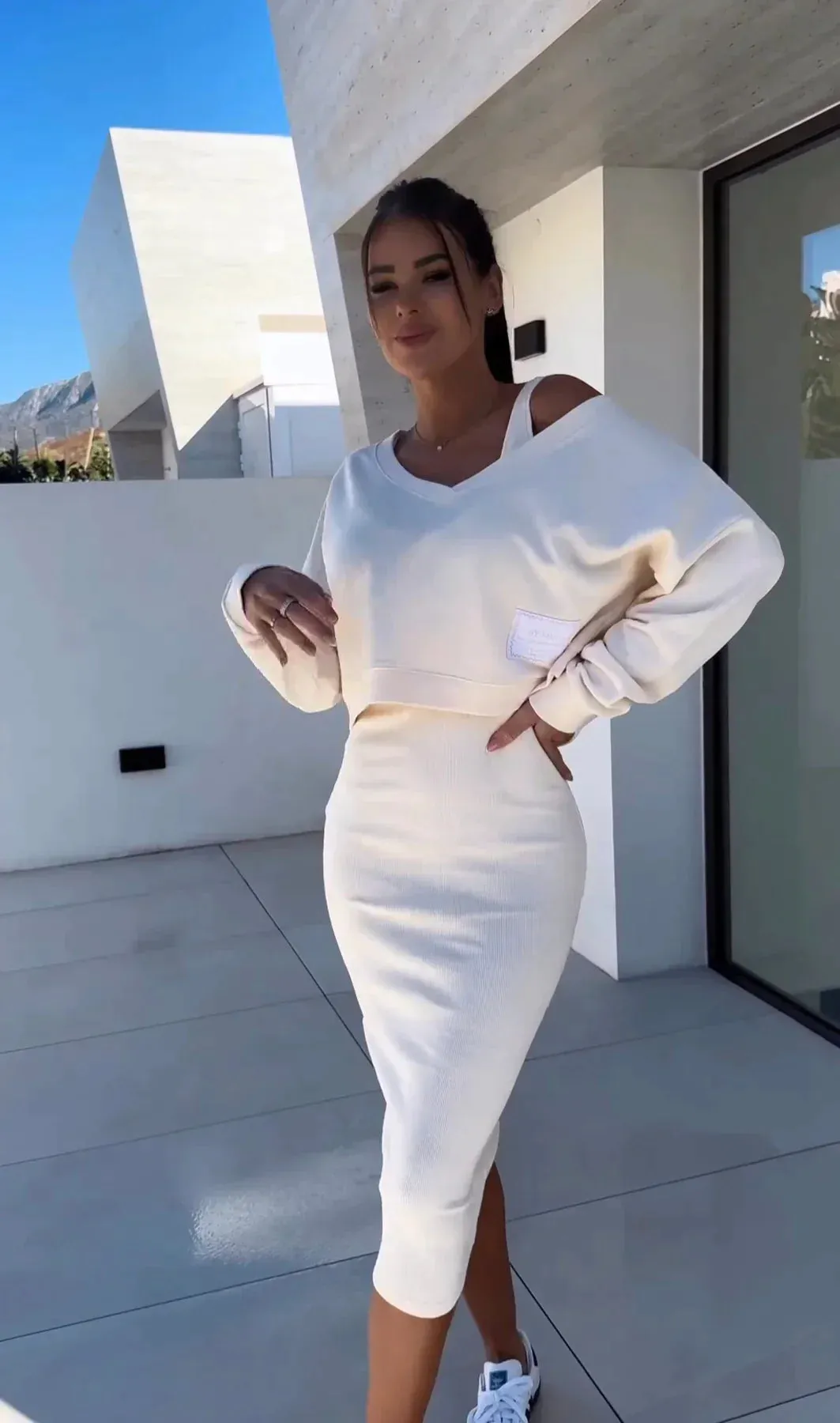 Lina® | Dress With Sweater