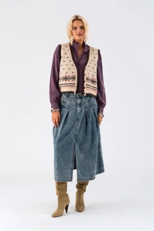 LOLLYS LAUNDRY Ina Vest | Creme