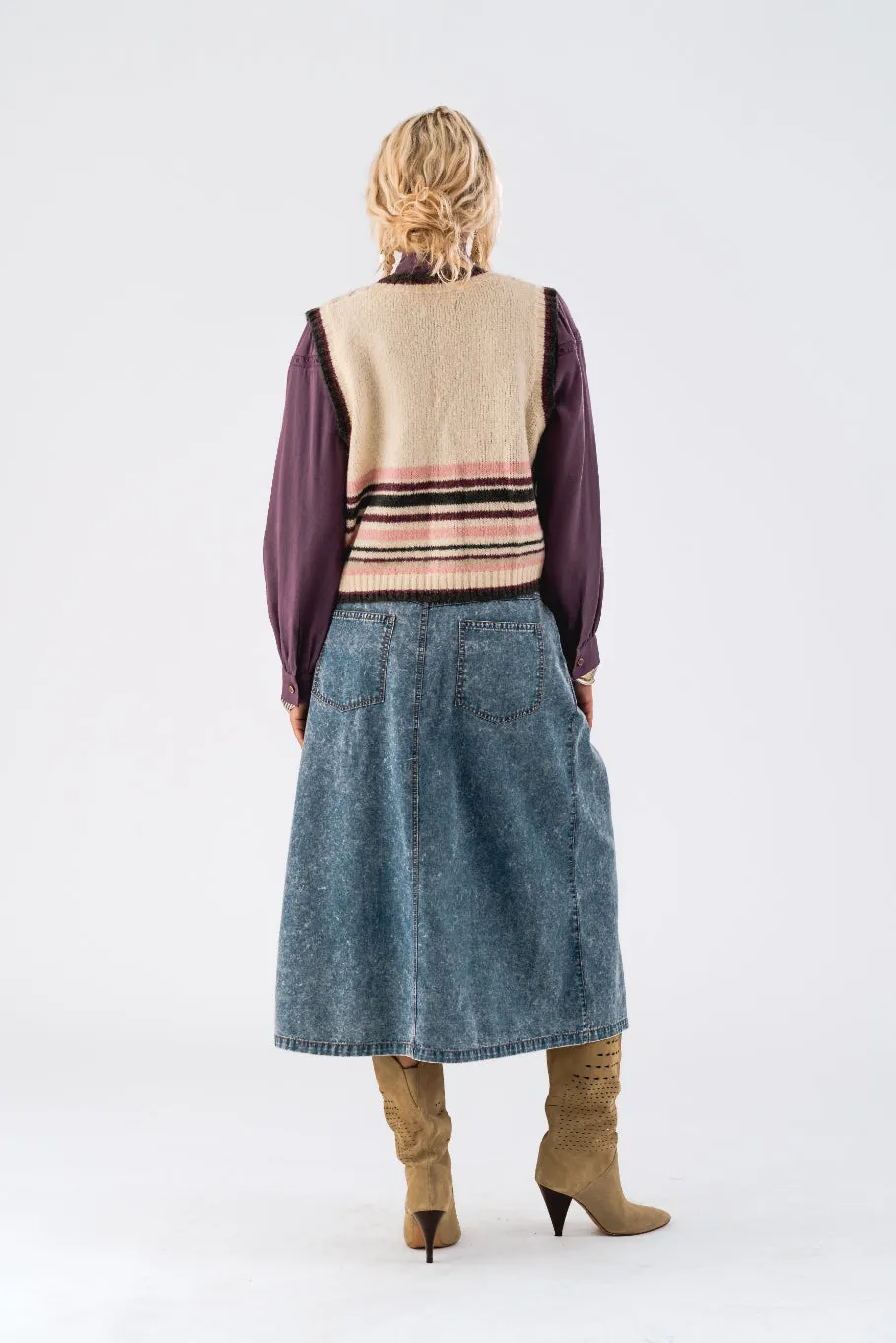 LOLLYS LAUNDRY Ina Vest | Creme