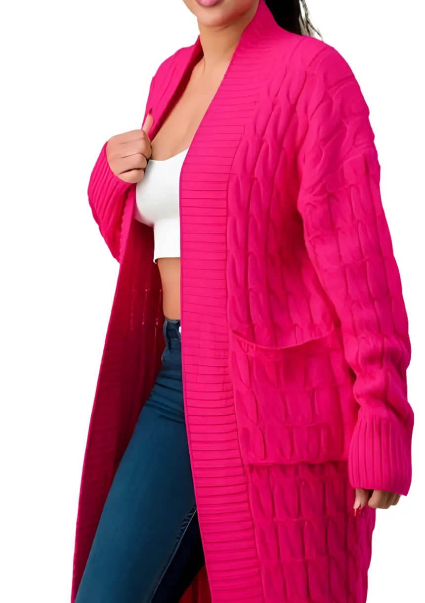 Long Knit Cardigan