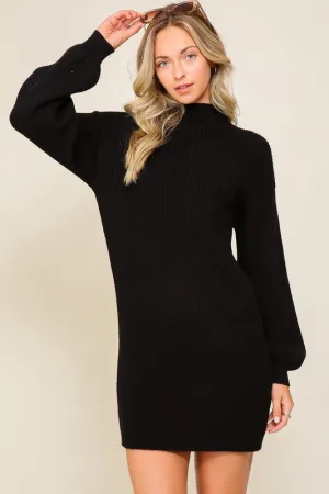 LONG SLEEVE SWEATER DRESS
