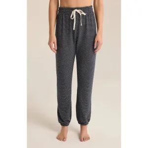 LOUNGE STRIPE JOGGER - ECLIPSE