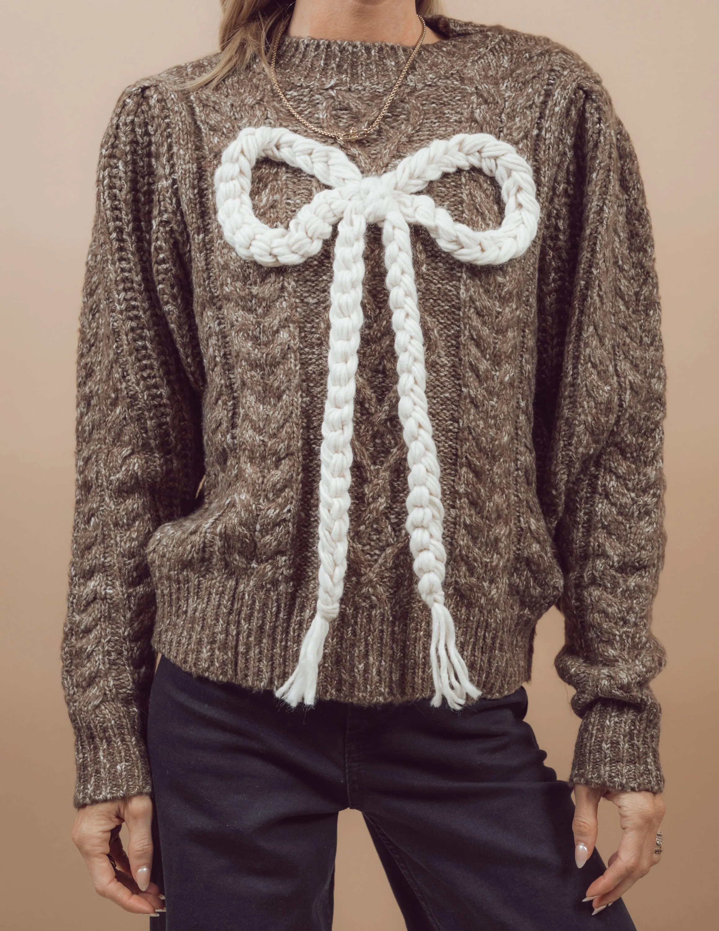 Lucia Cable Knit Sweater
