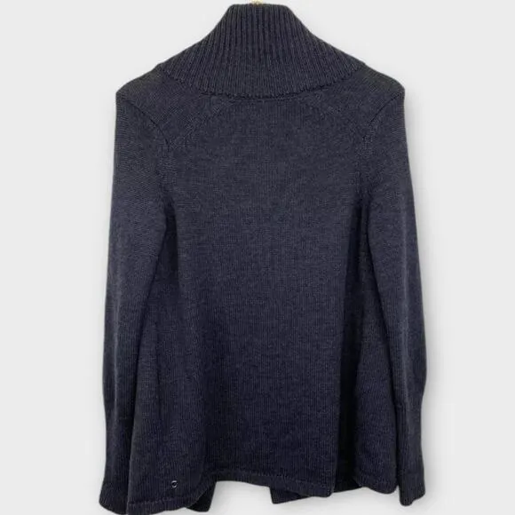 Lululemon Karmic Cocoon Knit Wrap Jacket Sweater Merino Wool BLACK 6 NWOT