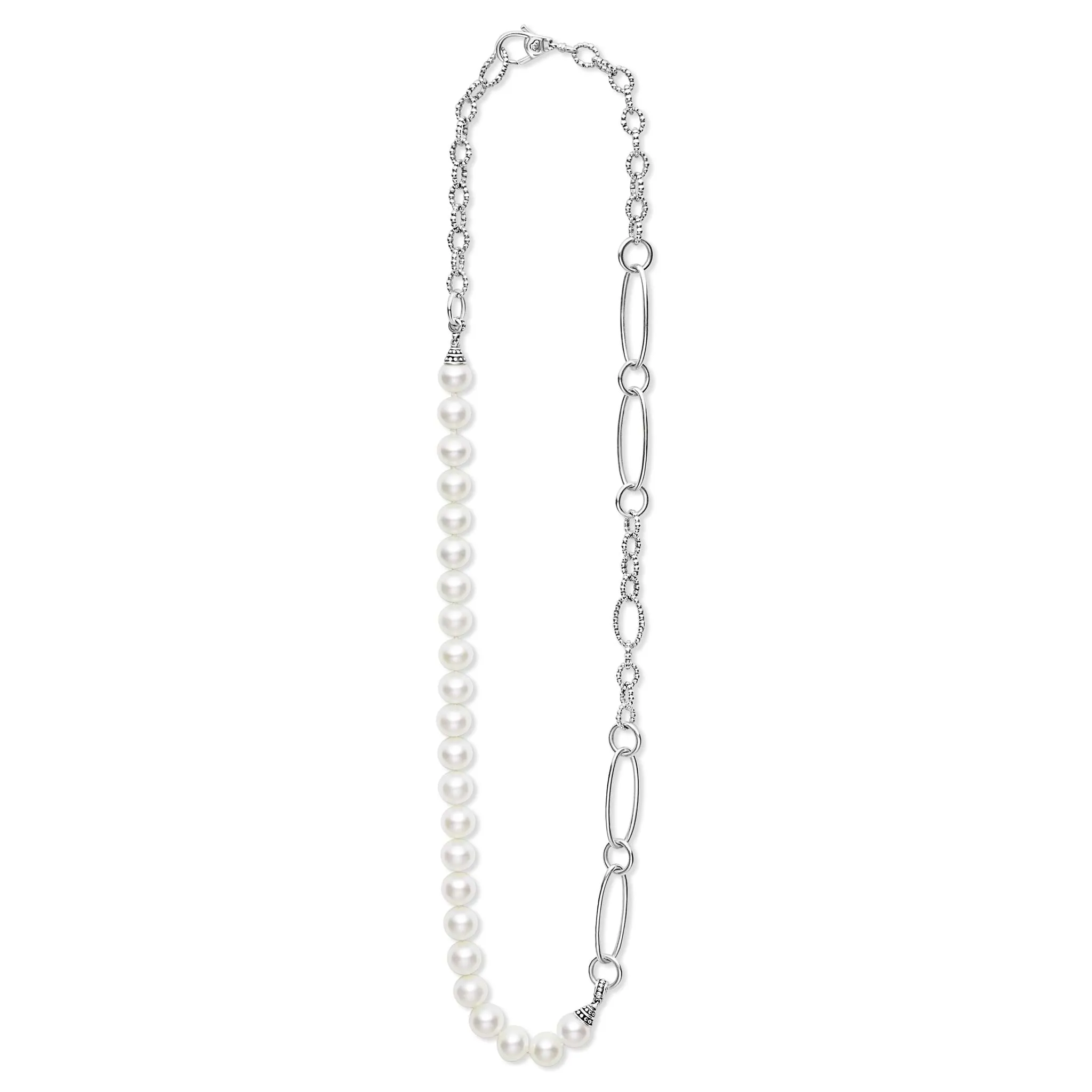 Luna Pearl Link Necklace