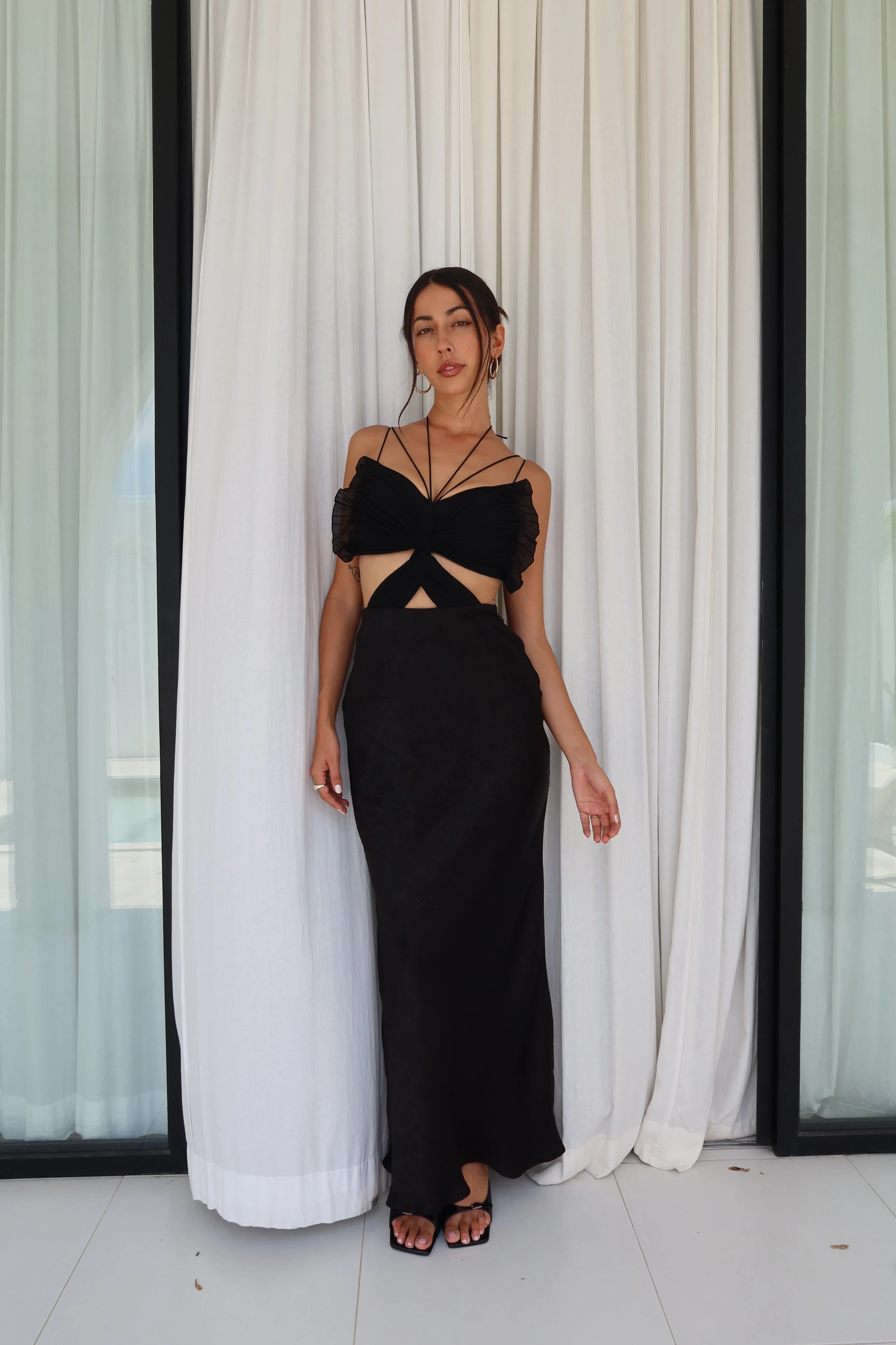 LUNE | PLEATED SILK