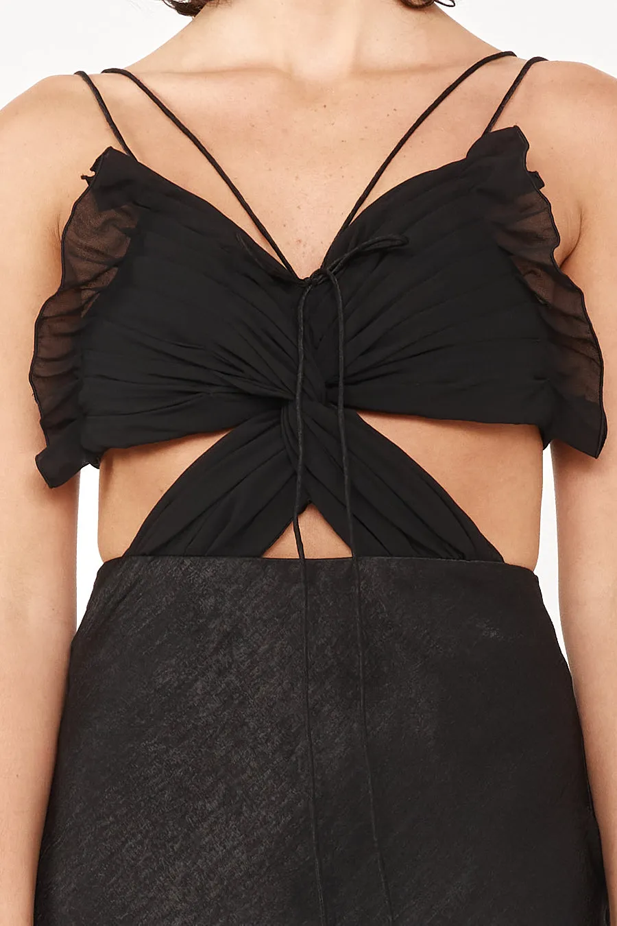 LUNE | PLEATED SILK