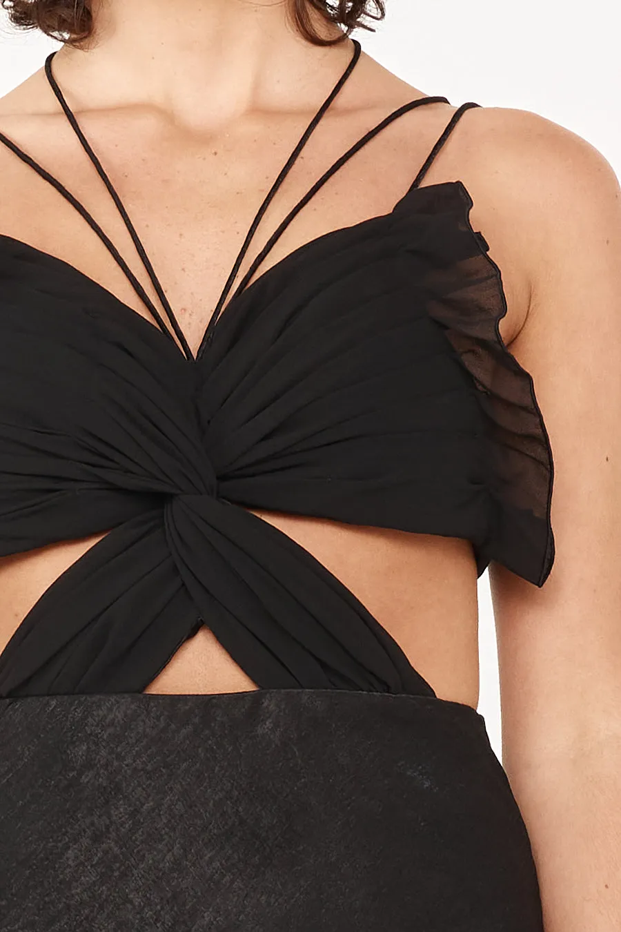 LUNE | PLEATED SILK