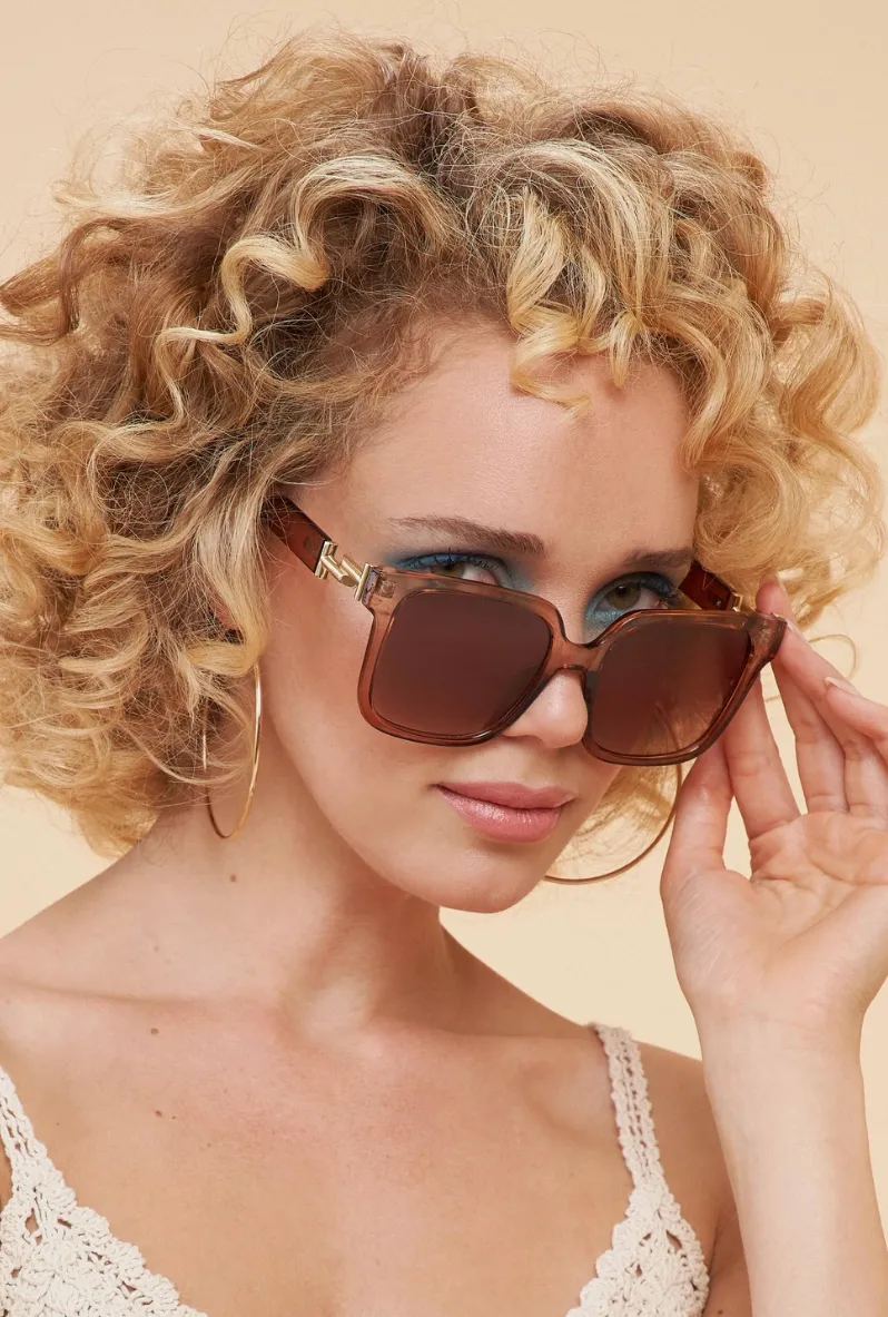 Luxe Lainey Sunglasses - Rose