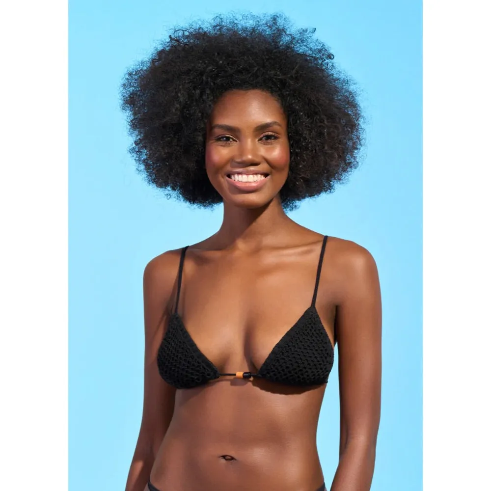 MAAJI MIDNIGHT BLACK ZEN SLIDING TRIANGLE TOP
