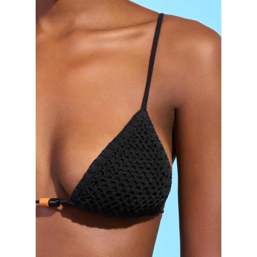 MAAJI MIDNIGHT BLACK ZEN SLIDING TRIANGLE TOP
