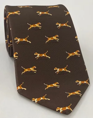 Macclesfield Modern Madder Printed Silk Tie MMPT-167