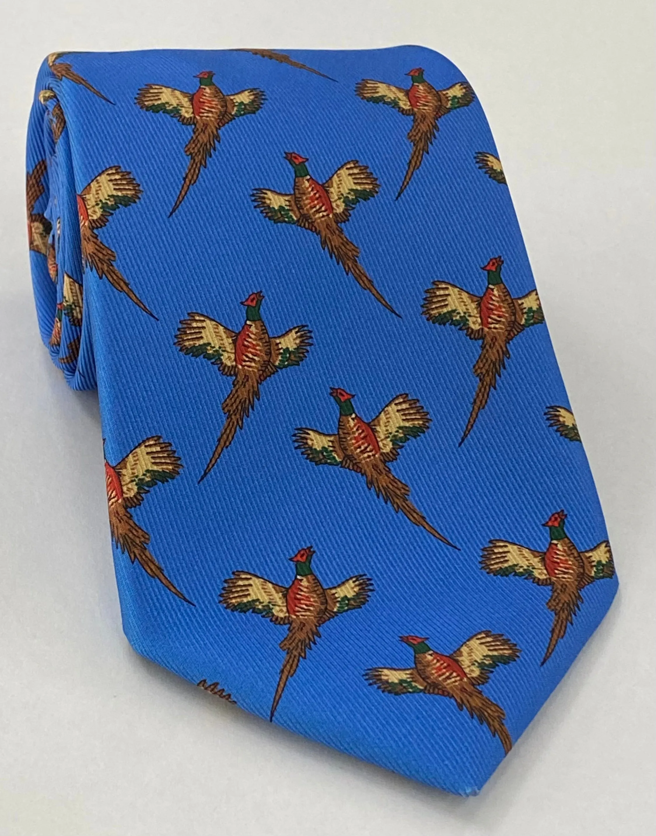 Macclesfield Modern Madder Printed Silk Tie MMPT-194