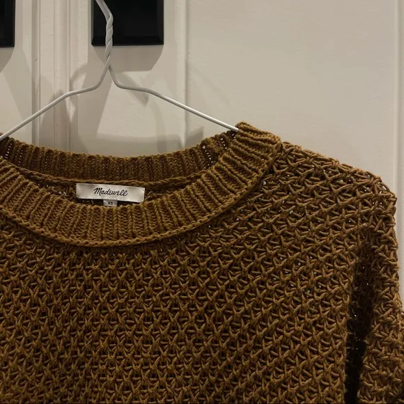Madewell French Quarter Pullover Sweater in Brown (XS)