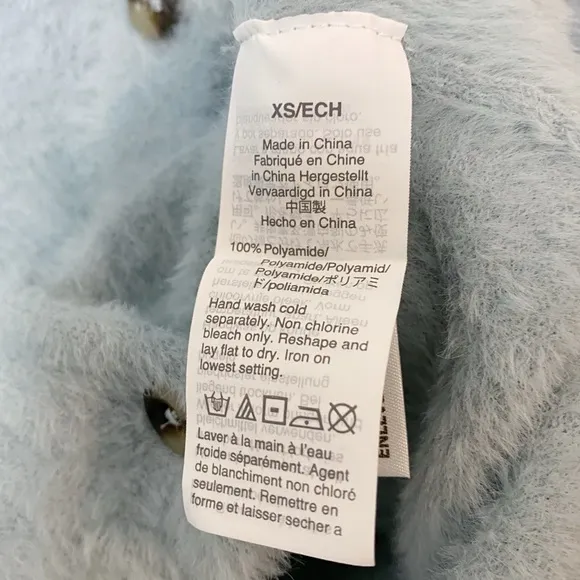 Madewell Hewitt Fuzzy Blue Cardigan