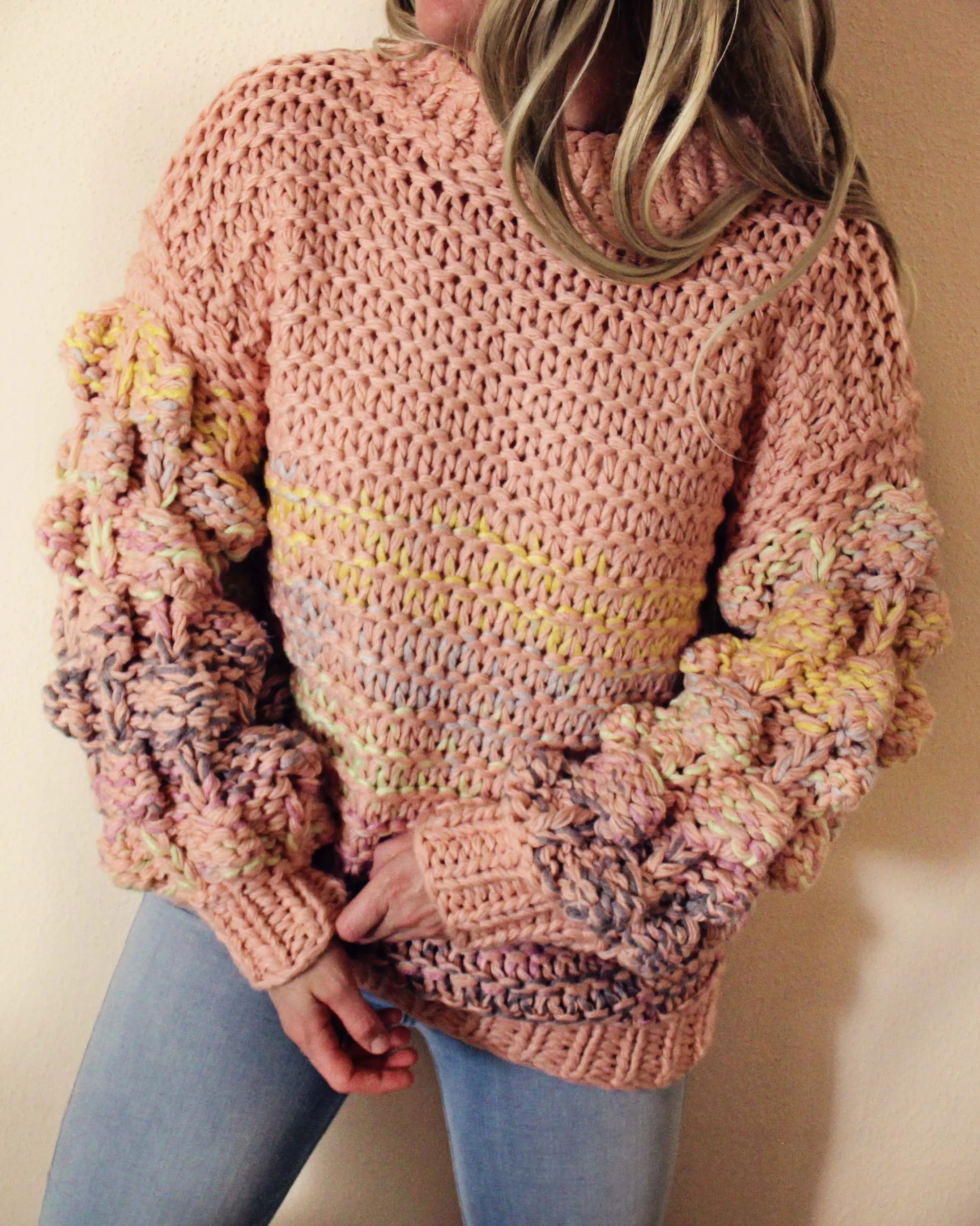 Marbled Rainbow Sweater