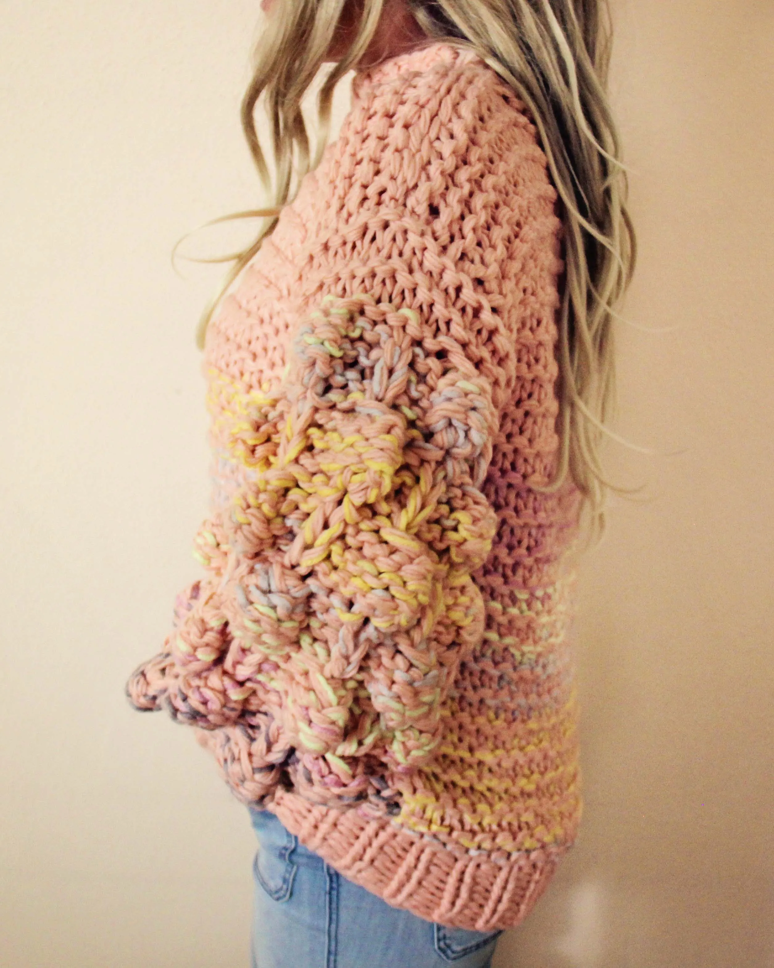 Marbled Rainbow Sweater
