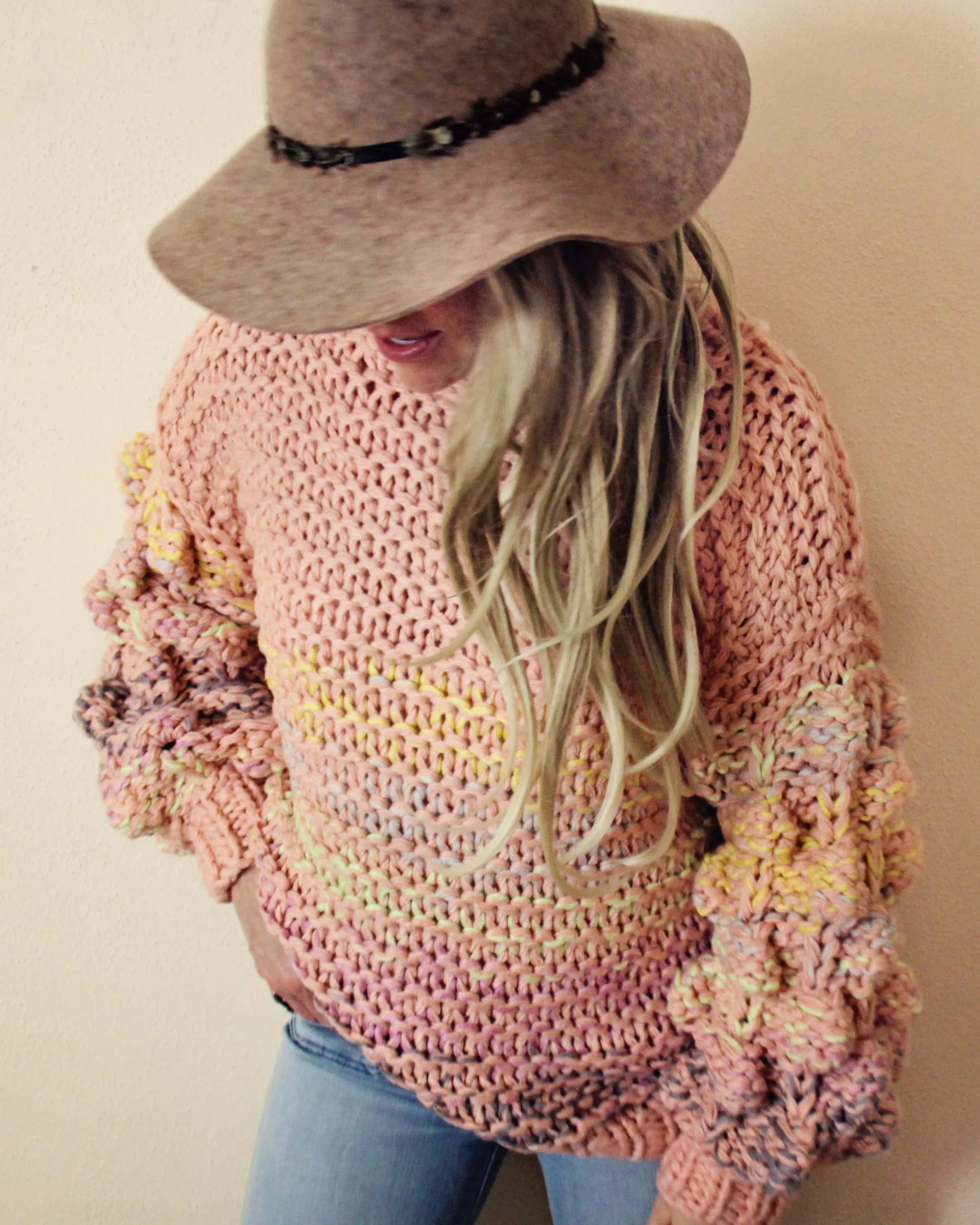 Marbled Rainbow Sweater