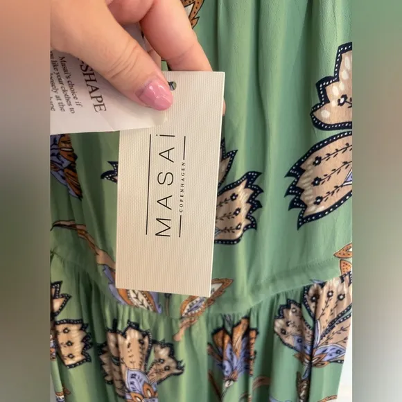 Masai Olivia Dress Stone Green Size XS (NWT)