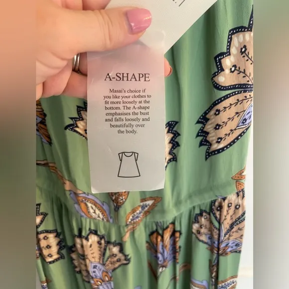 Masai Olivia Dress Stone Green Size XS (NWT)