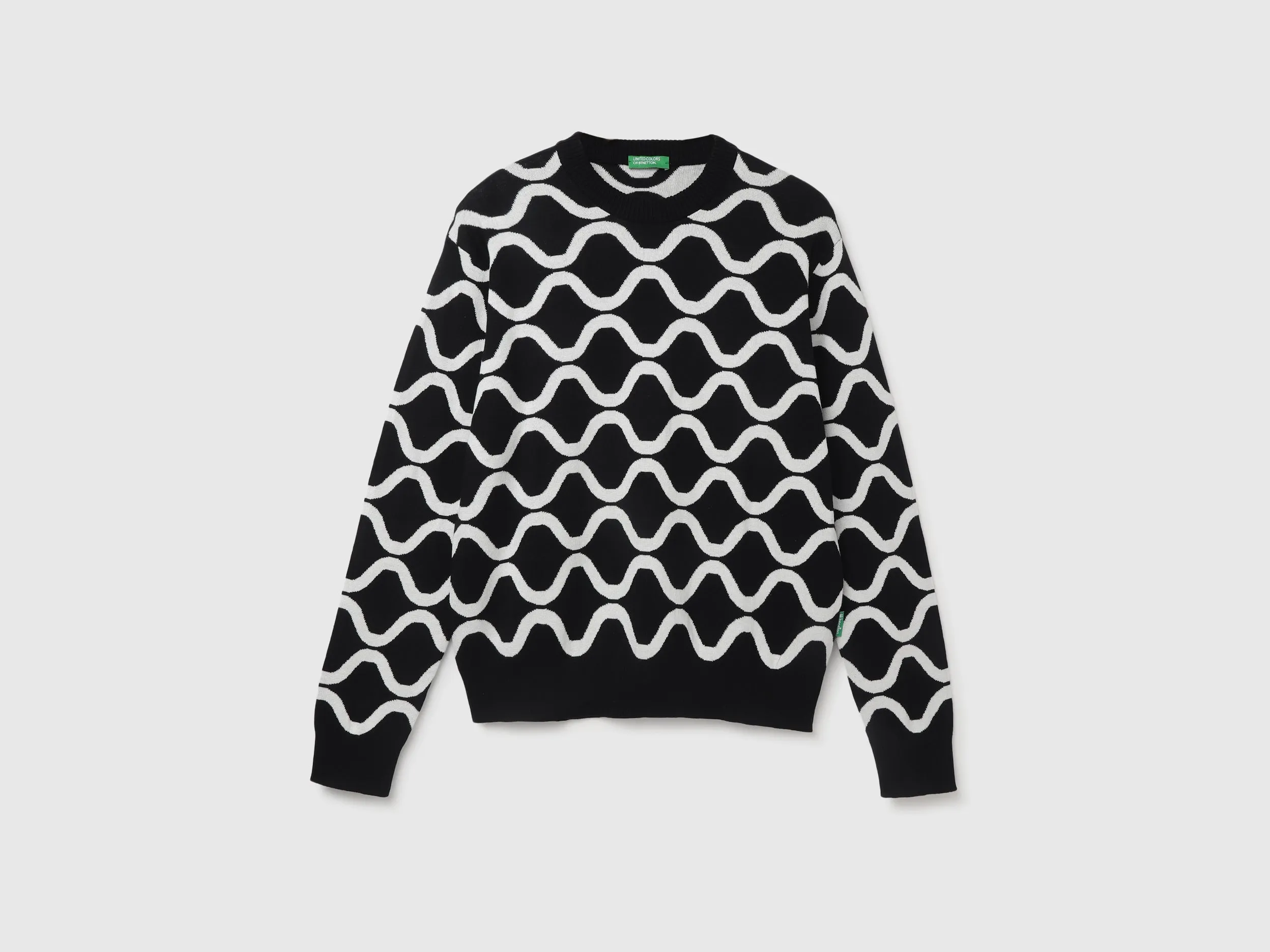 Men's Regular Fit Round Neck Printed Sweater