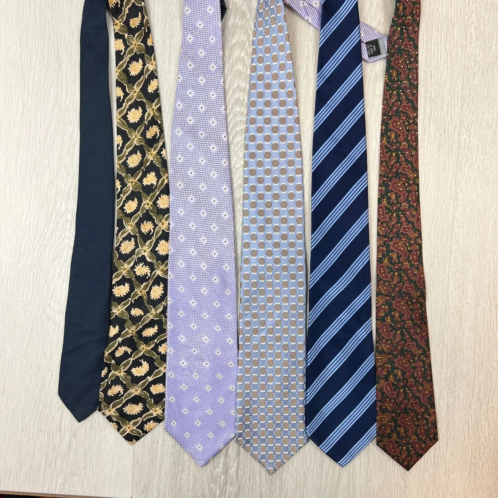 Mens Silk Tie Bundle Lot of Silk Ties Neck Ties (15 x Silk Ties)