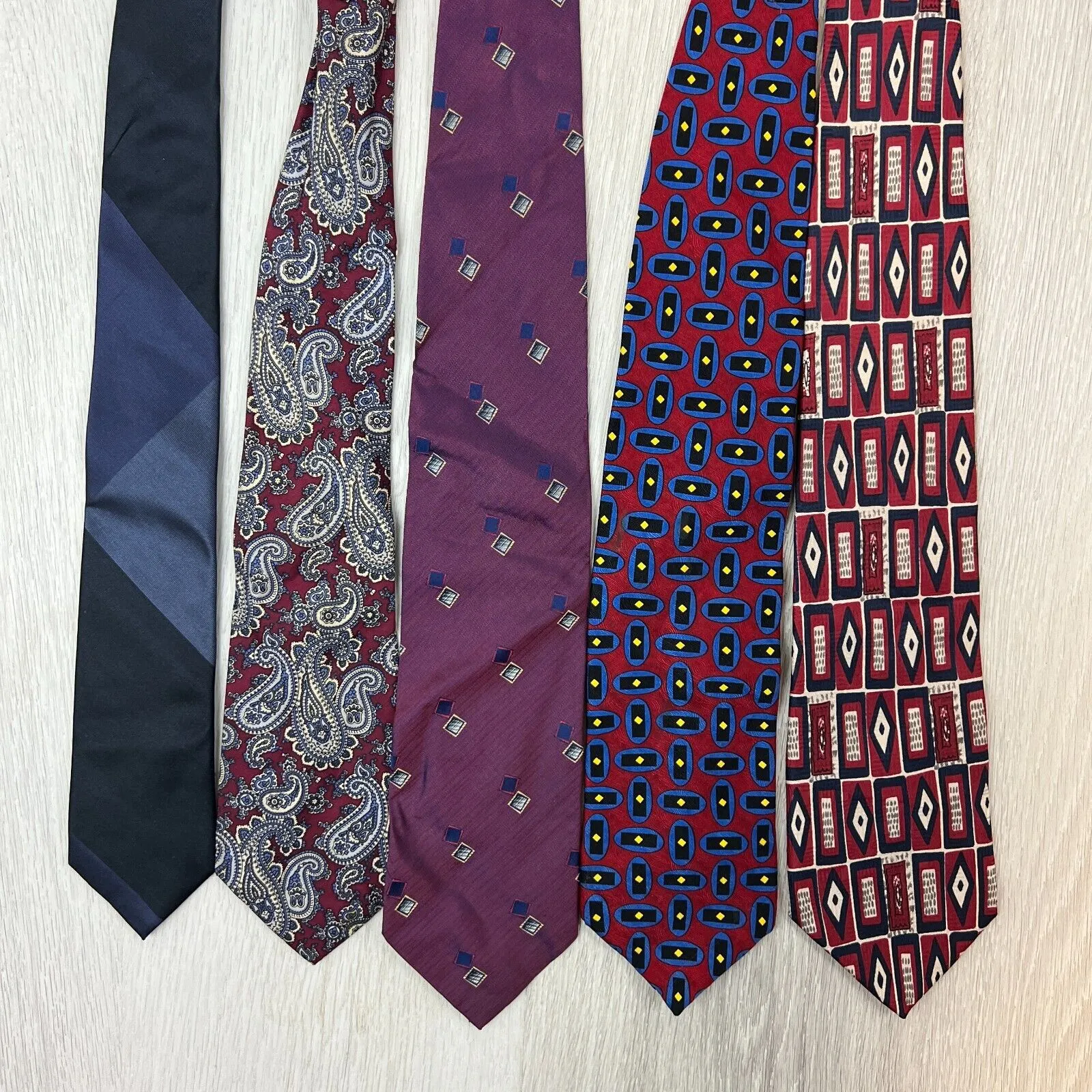 Mens Silk Tie Bundle Lot of Silk Ties Neck Ties (15 x Silk Ties)