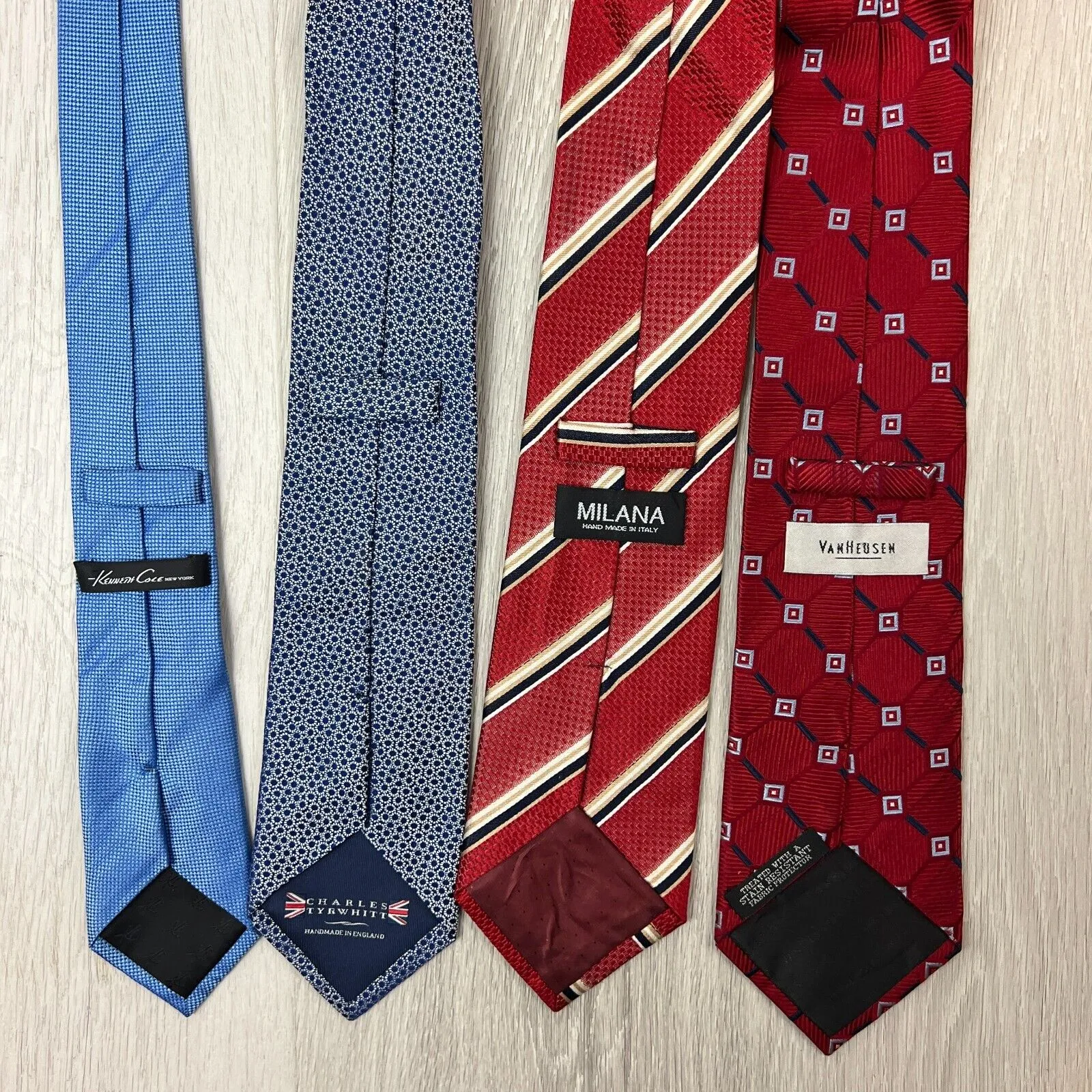 Mens Silk Tie Bundle Lot of Silk Ties Neck Ties (15 x Silk Ties)