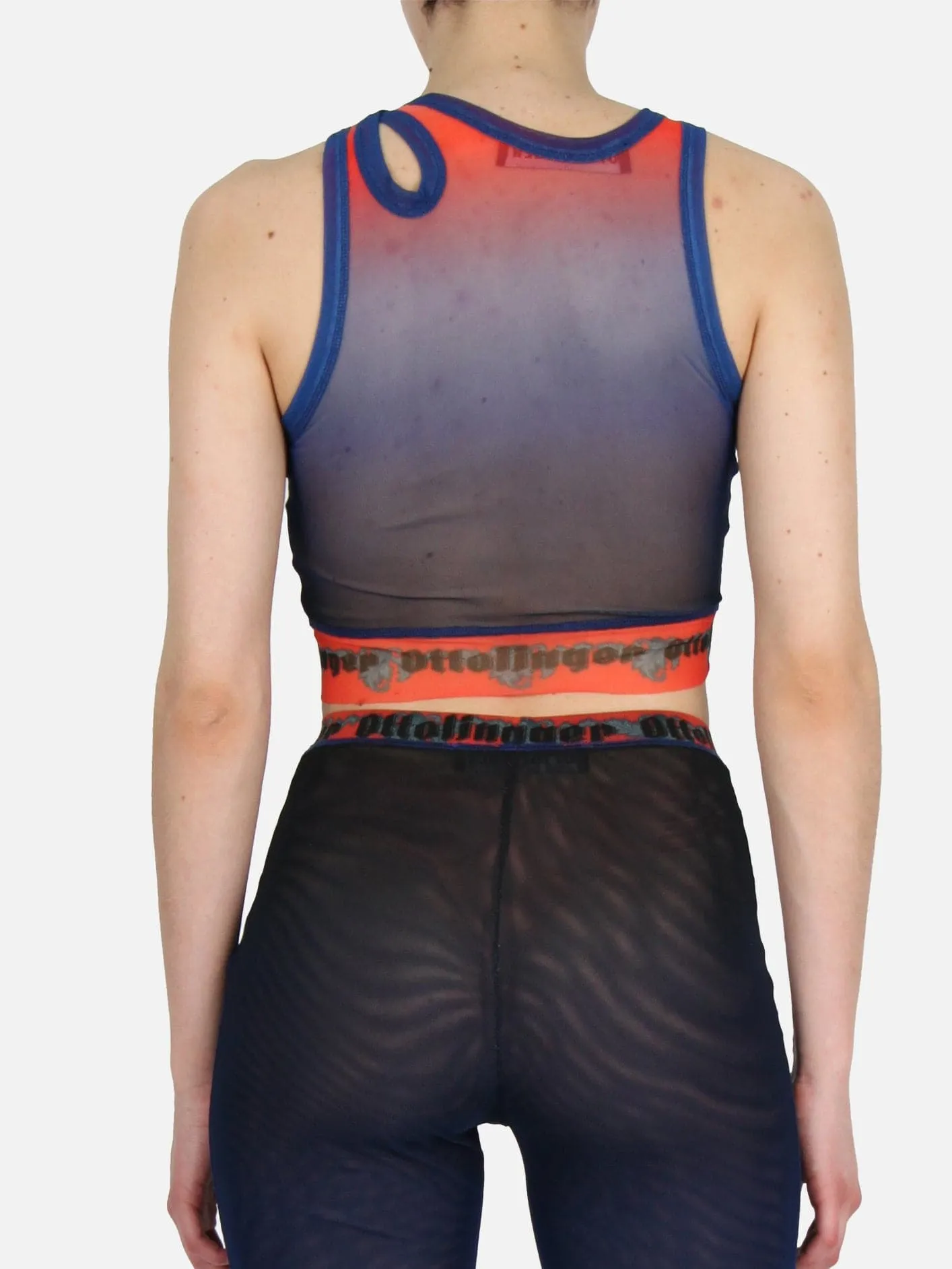 Mesh Tank Top - Blueberry