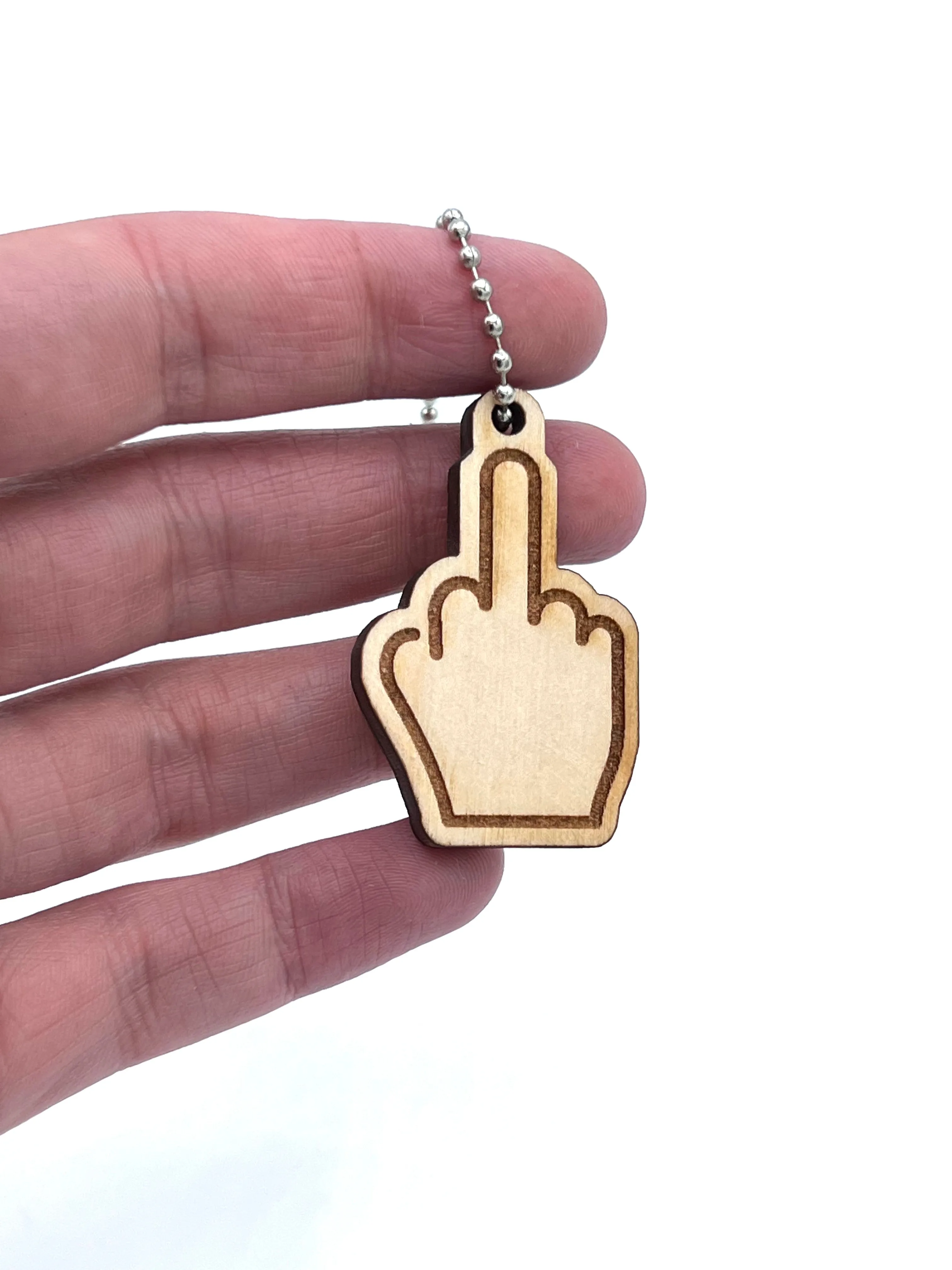 Middle Finger Keychain