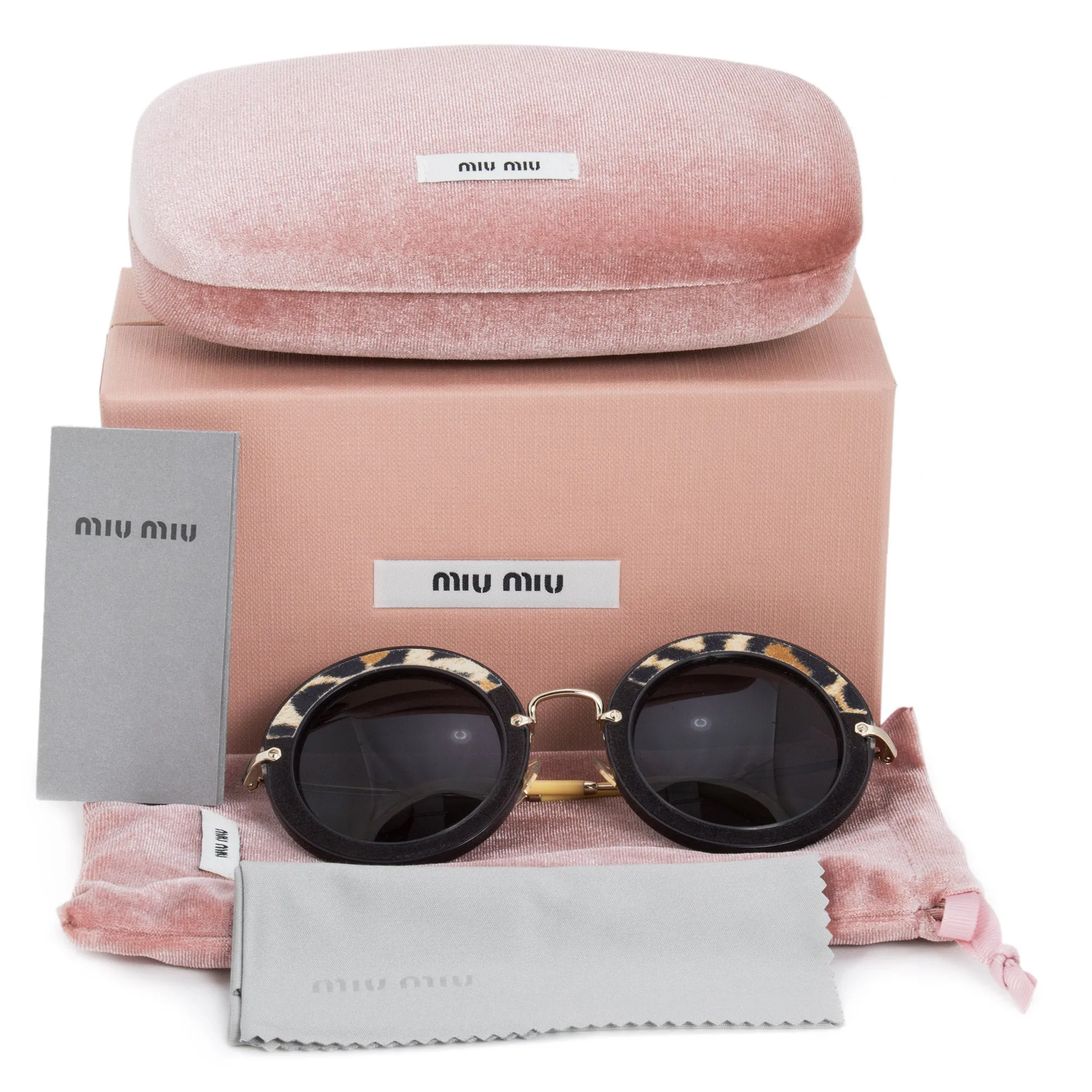 Miu Miu Round Sunglasses SMU08RS USC1A1 49