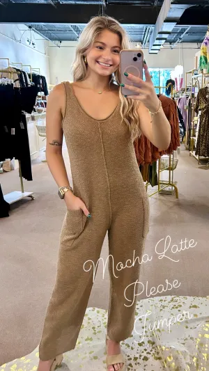 Mocha Latte Please Jumpsuit