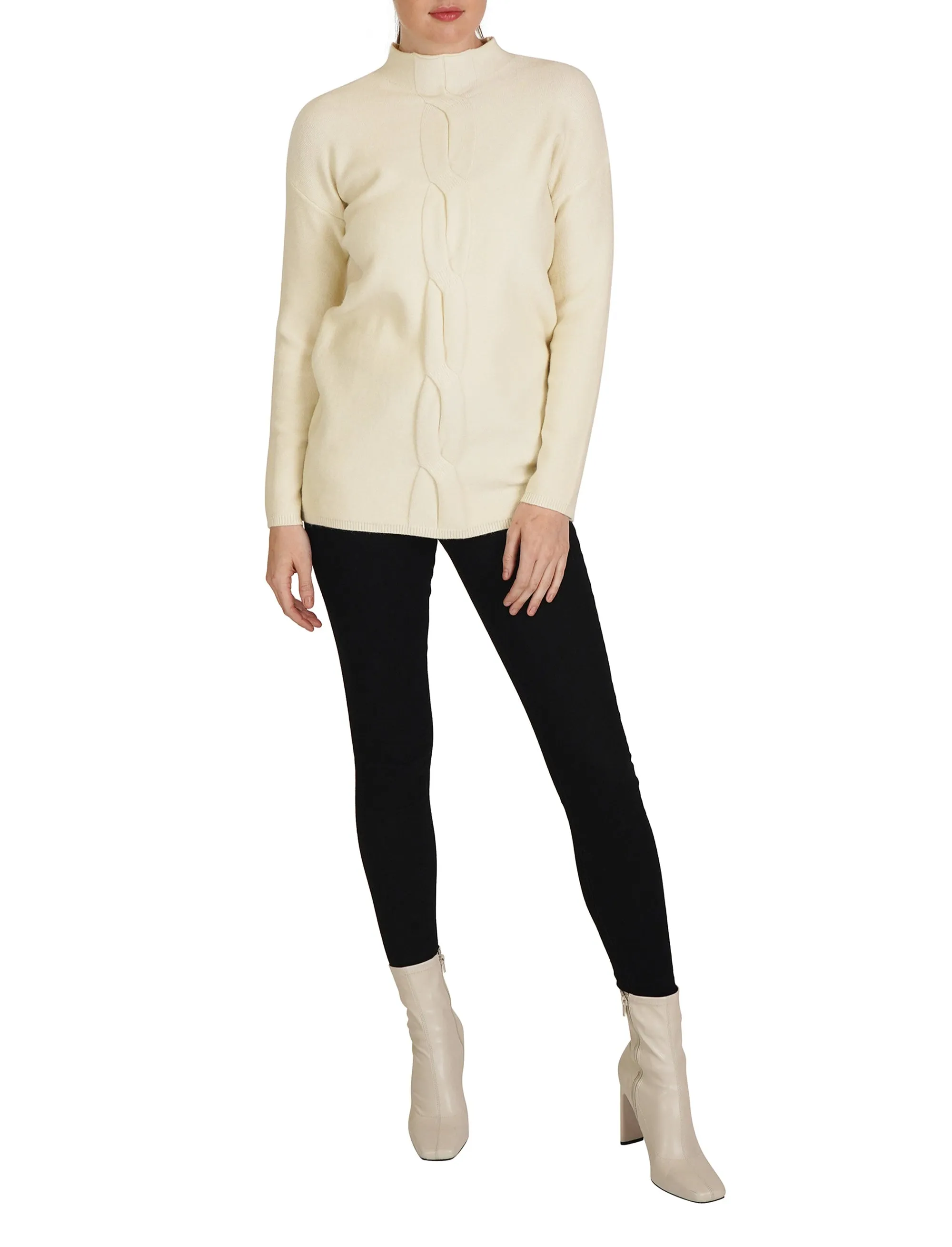 Mock-neck Sweater