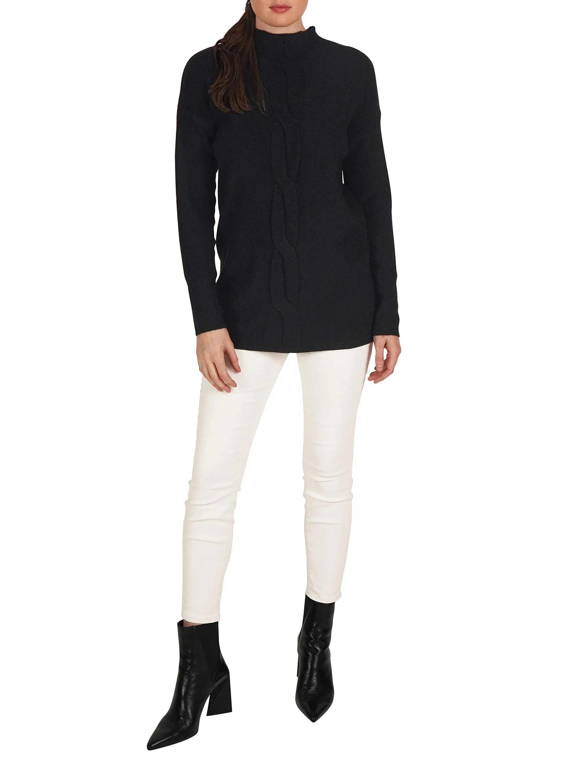 Mock-neck Sweater