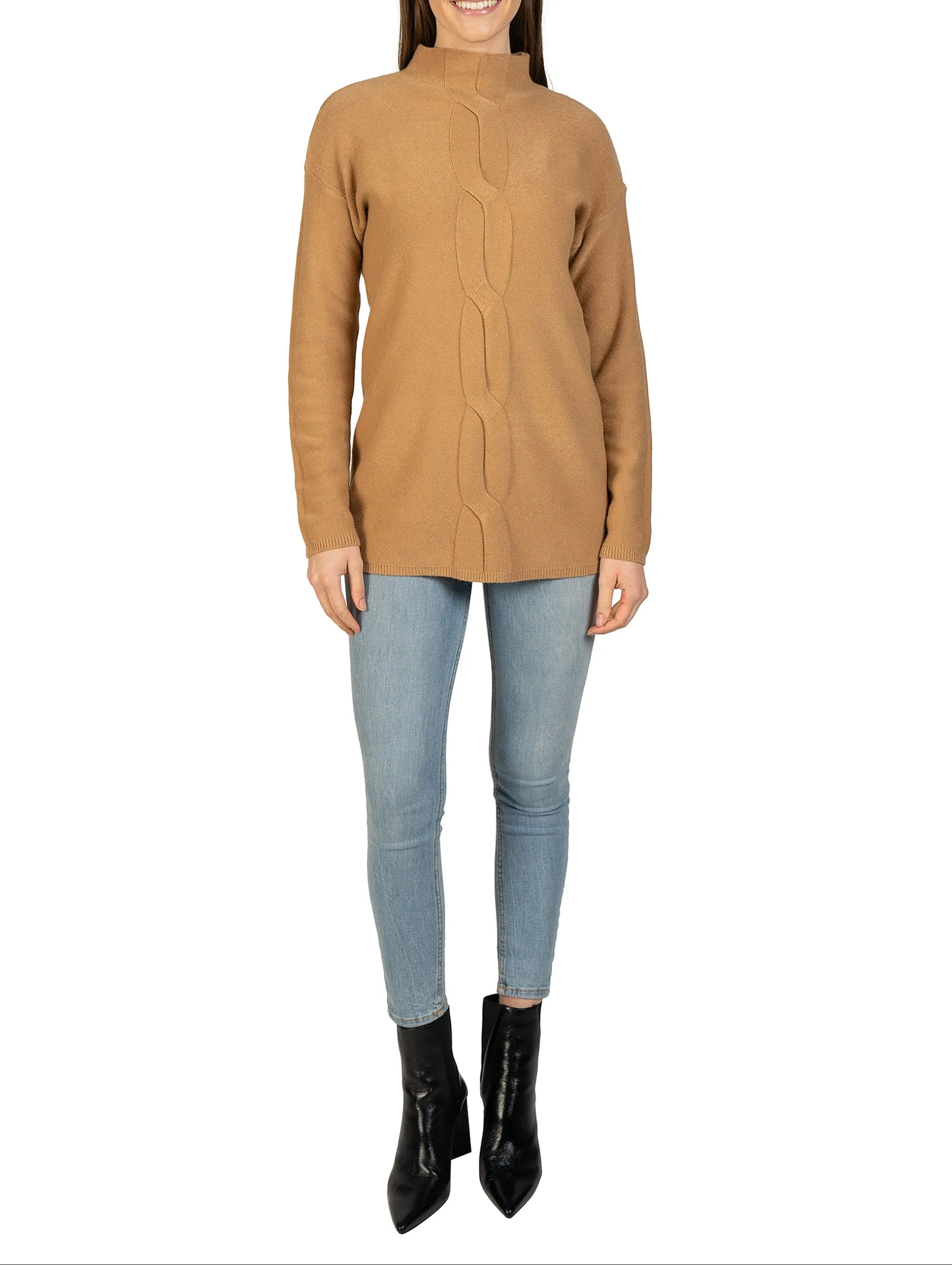 Mock-neck Sweater