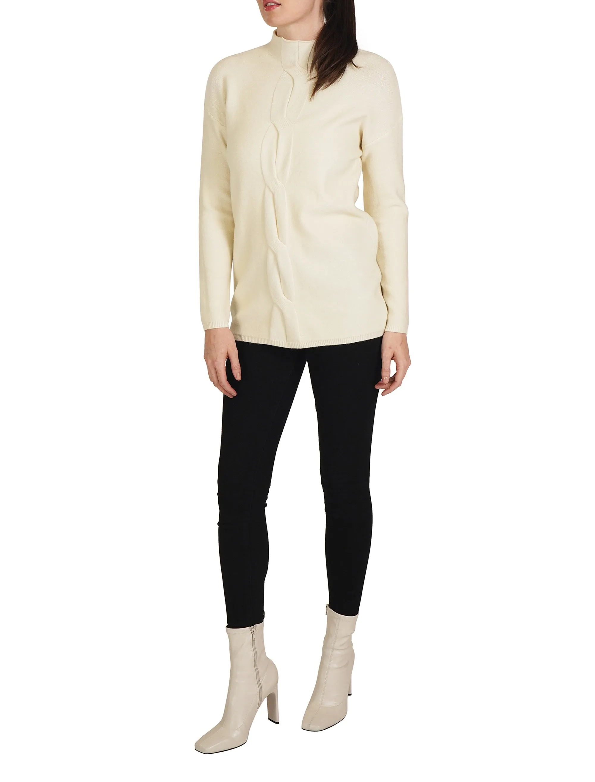 Mock-neck Sweater