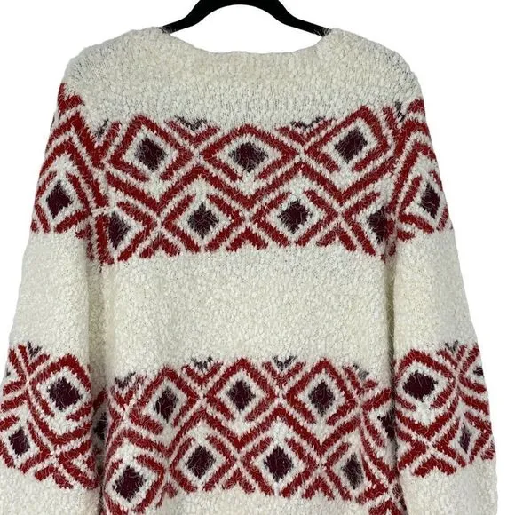 Monroe and Main Size 3X Plus Women Tunic Sweater Ethnic Tribal 3753 washable