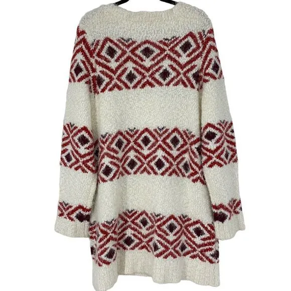 Monroe and Main Size 3X Plus Women Tunic Sweater Ethnic Tribal 3753 washable