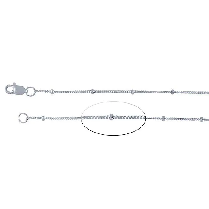Necklace Chain 18" Beaded