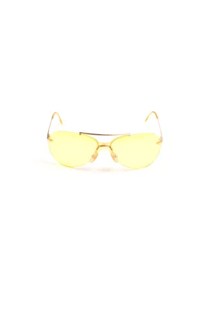 Neon Yellow Aviators