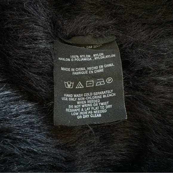 NEW Anthropologie Fuzzy Eyelash Sweater Black