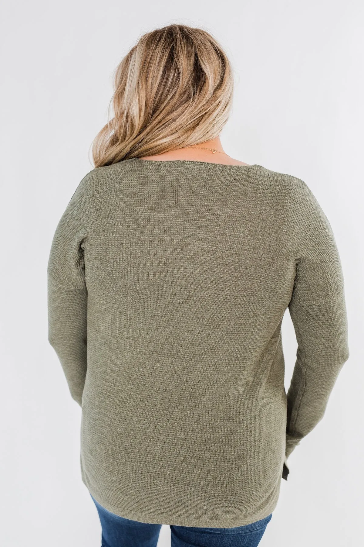 No One Like You Sweater- Olive