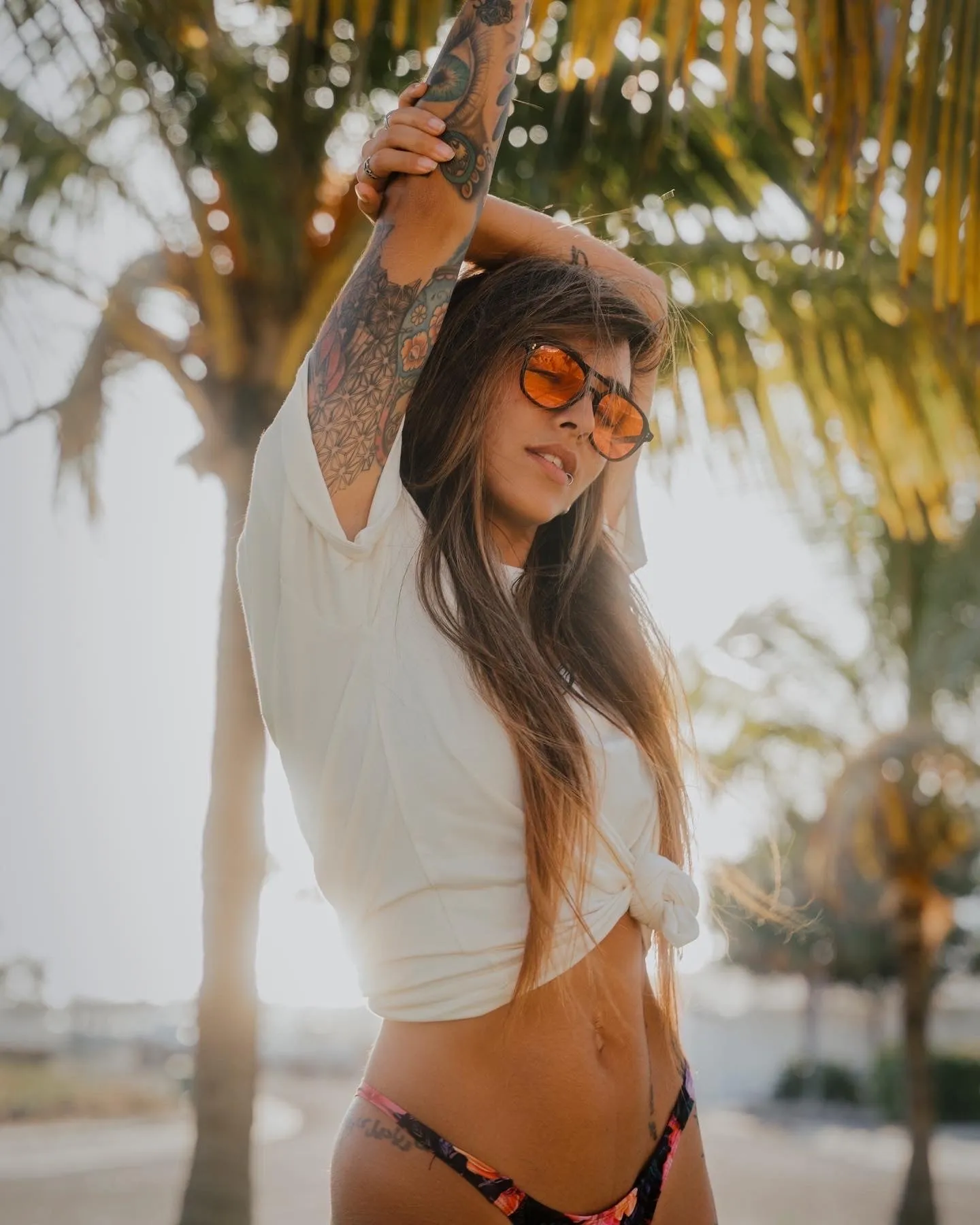 Nomad Black Orange Sunglasses