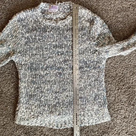 Nordstrom Brass Plum Vintage Chunky Knit Crewneck Long Sleeve Sweater, Women's L