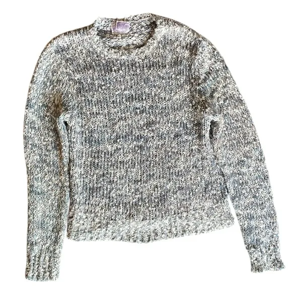 Nordstrom Brass Plum Vintage Chunky Knit Crewneck Long Sleeve Sweater, Women's L