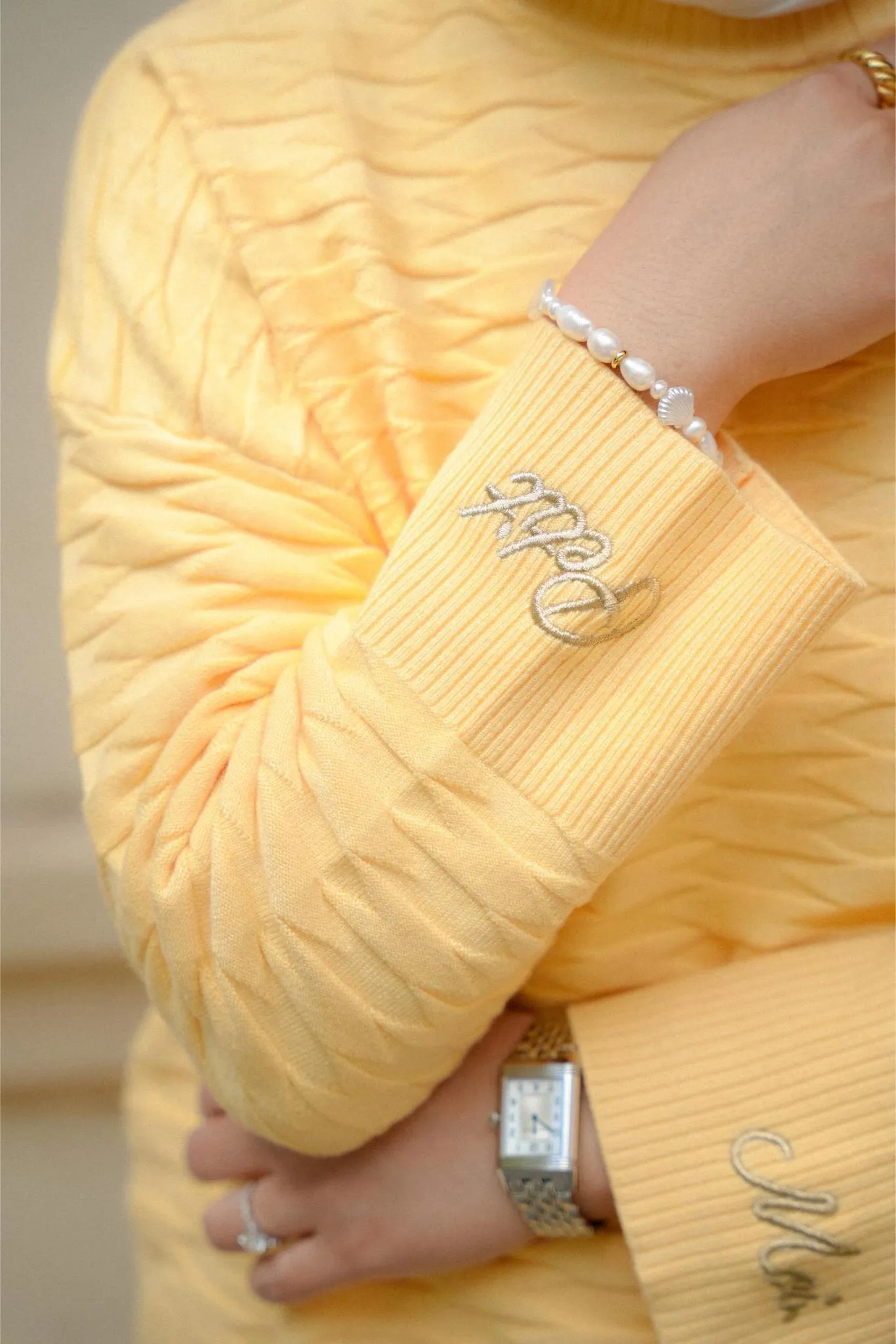 NUVOLA KNIT SWEATER IN BUTTER