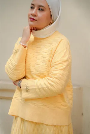NUVOLA KNIT SWEATER IN BUTTER