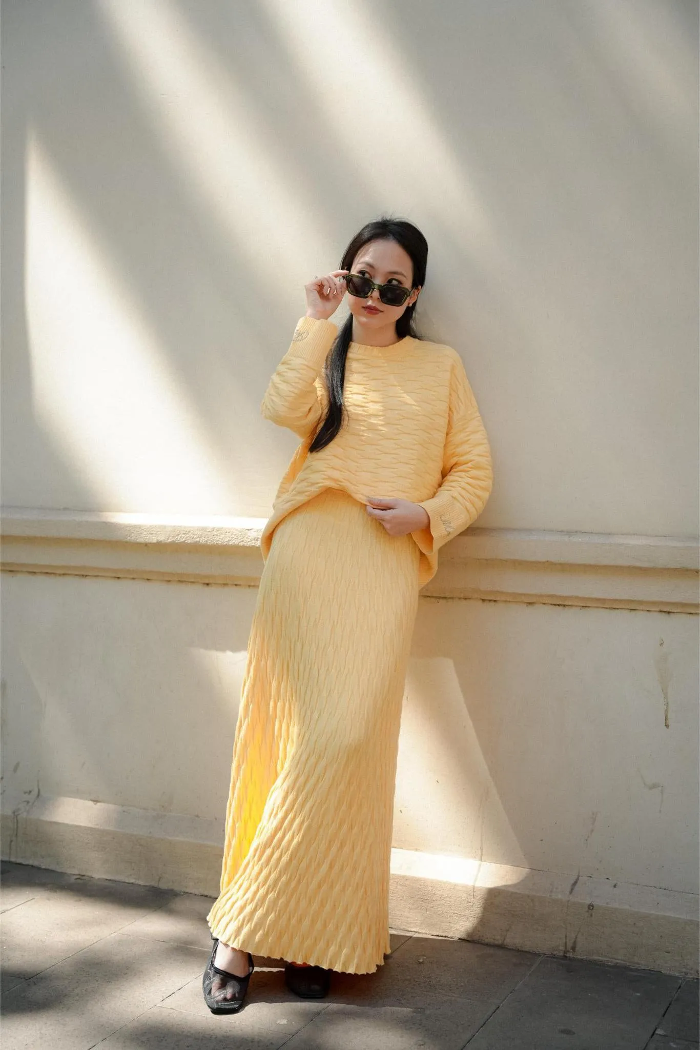 NUVOLA KNIT SWEATER IN BUTTER