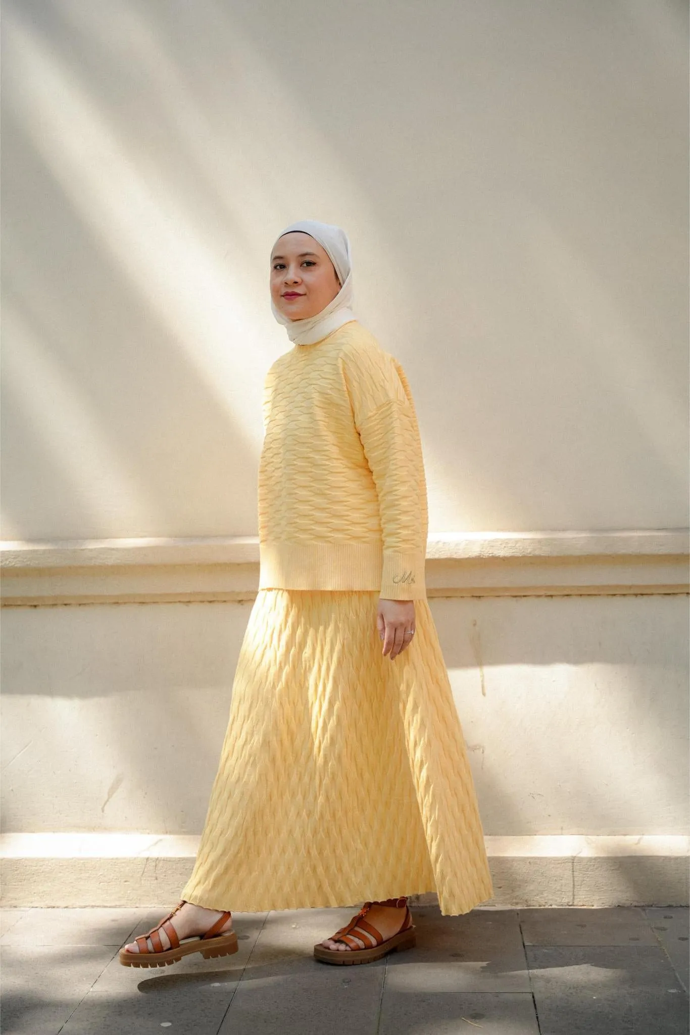 NUVOLA KNIT SWEATER IN BUTTER