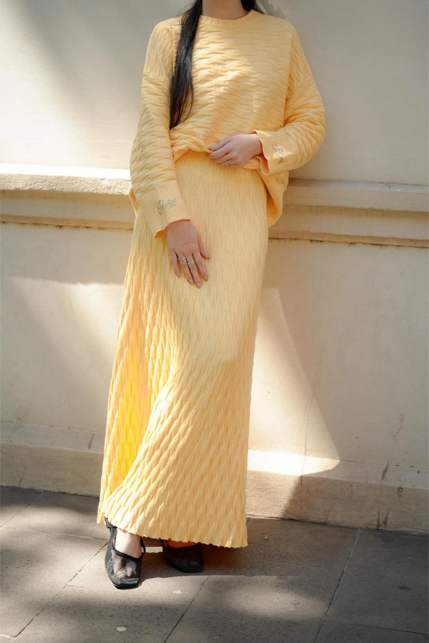 NUVOLA KNIT SWEATER IN BUTTER